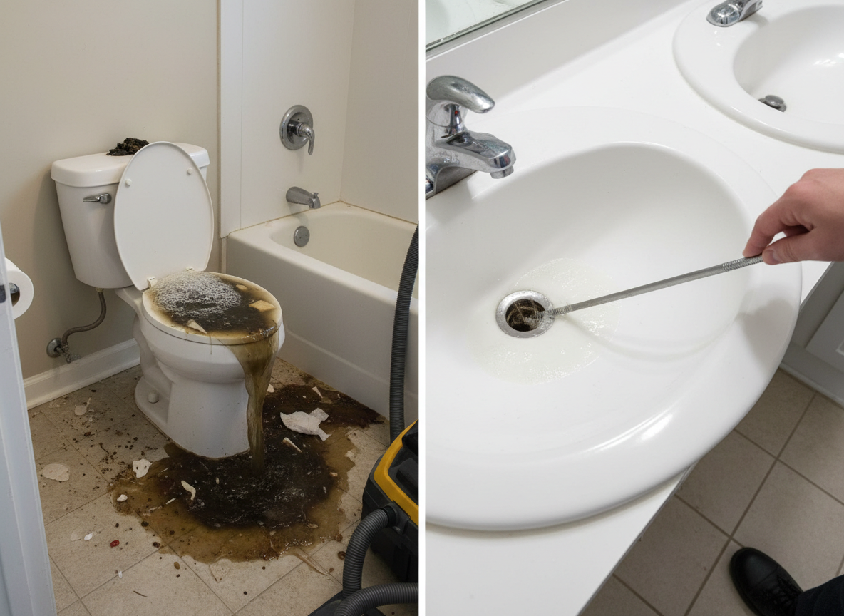 Sewage Backup vs Ordinary Drain Clog: What Is the Difference?