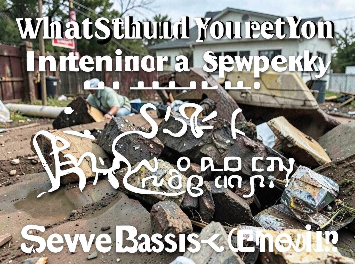 What Should You Do Immediately After a Sewage Backup?
