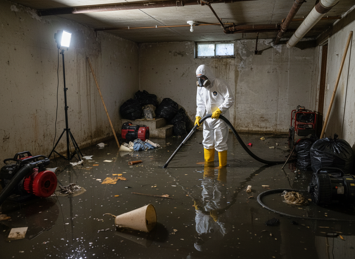 Sewage Backup Cleanup in Midway, NM